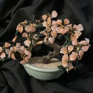 handmade glass flower vase (large) $35